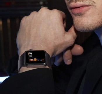 Correa Smartwatch Ultra8 Metalica Negro